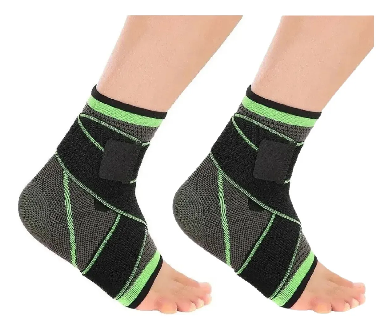 PACK 2 TOBILLERA VENDA DE COMPRESION DOBLE BANDA AJUSTABLE 8323 - 1