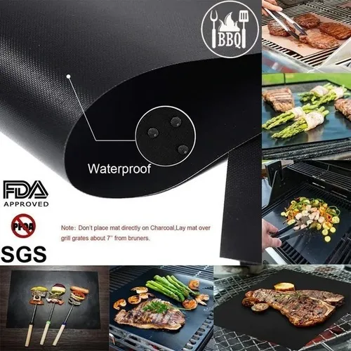 LAMINA ANTIADHERENTE TEFLON PARRILLAS ASADO Y HORNO 33X40CM - 7
