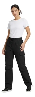 PANTALON CARGO VERANO MUJER.TELA SECADO RAPIDO CON BOLSILLOS 2609 - 2