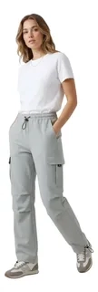 PANTALON CARGO VERANO MUJER.TELA SECADO RAPIDO CON BOLSILLOS 2609 - 2