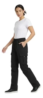 PANTALON CARGO VERANO MUJER.TELA SECADO RAPIDO CON BOLSILLOS 2609 - 3