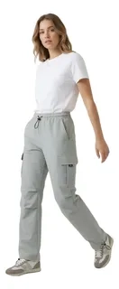 PANTALON CARGO VERANO MUJER.TELA SECADO RAPIDO CON BOLSILLOS 2609 - 3