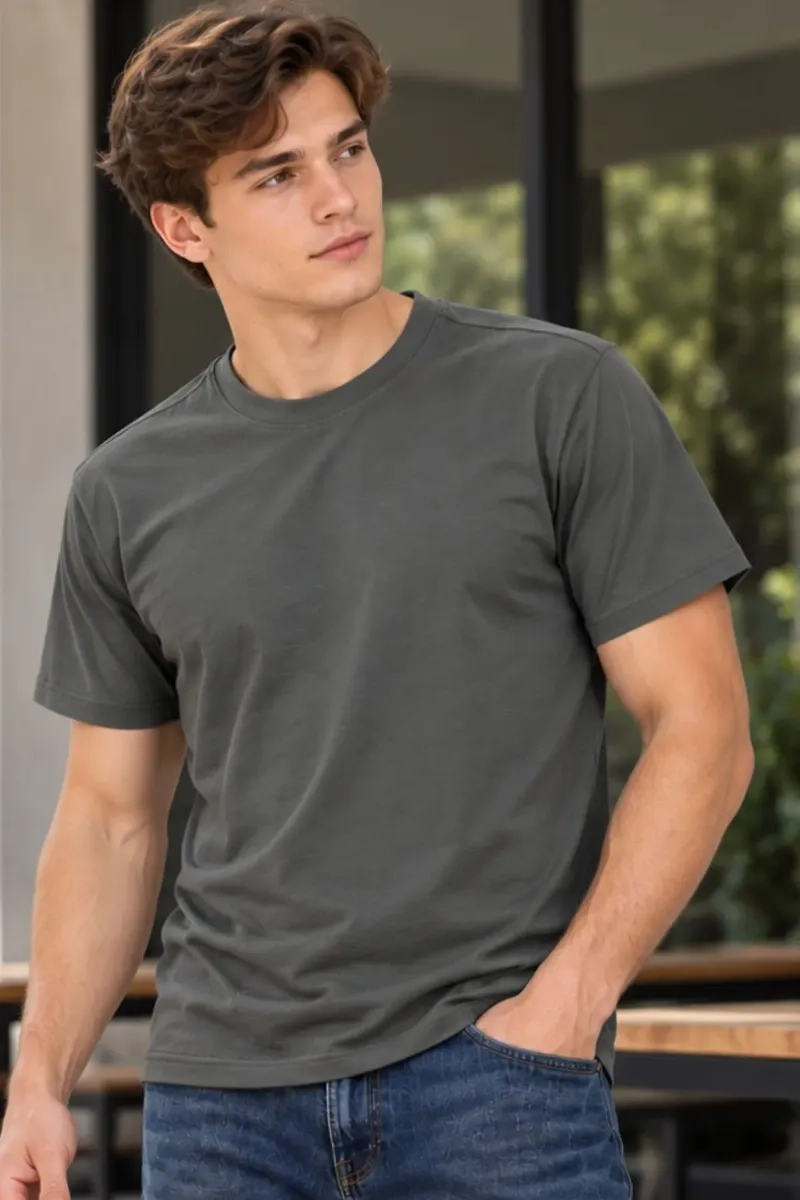 POLERA OVERSIZE UNISEX ESTILO URBANO. EXCELENTE CALIDAD. 7001 - 1