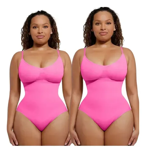 PACK 2 BODY SUIT VIRAL REDUCTOR MODELADOR INVISIBLE COLALESS 360 - 1