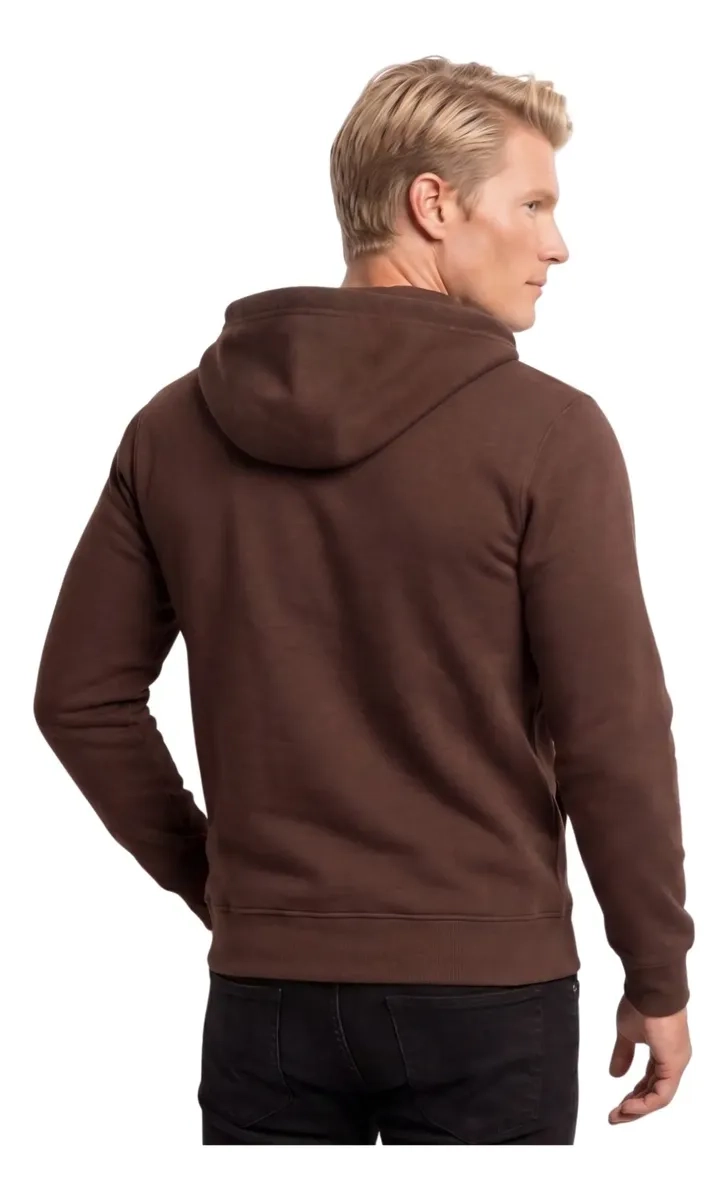 POLERON HOMBRE CON CAPUCHA Y CIERRE. DELGADO VERANO UNISEX 3017 - 4