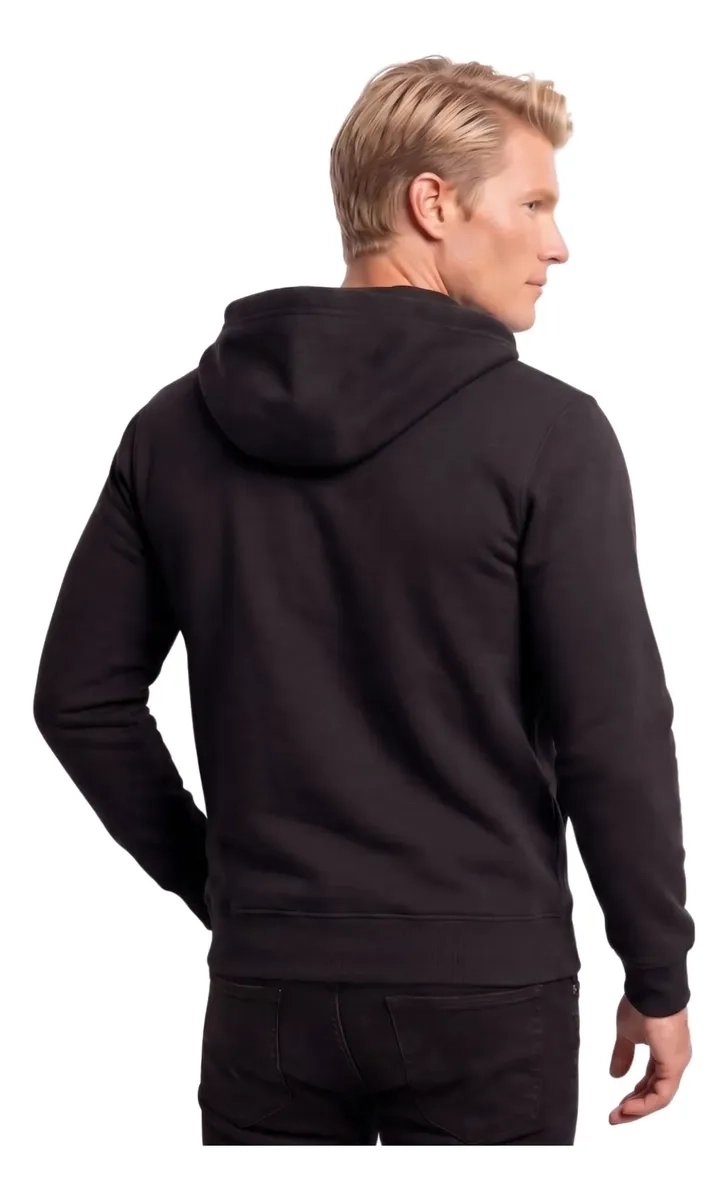 POLERON HOMBRE CON CAPUCHA Y CIERRE. DELGADO VERANO UNISEX 3017 - 4