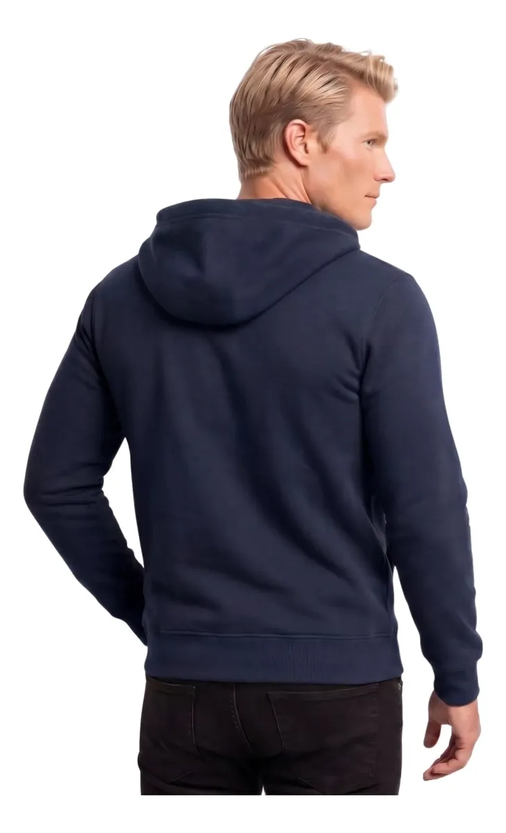POLERON HOMBRE CON CAPUCHA Y CIERRE. DELGADO VERANO UNISEX 3017 - 4
