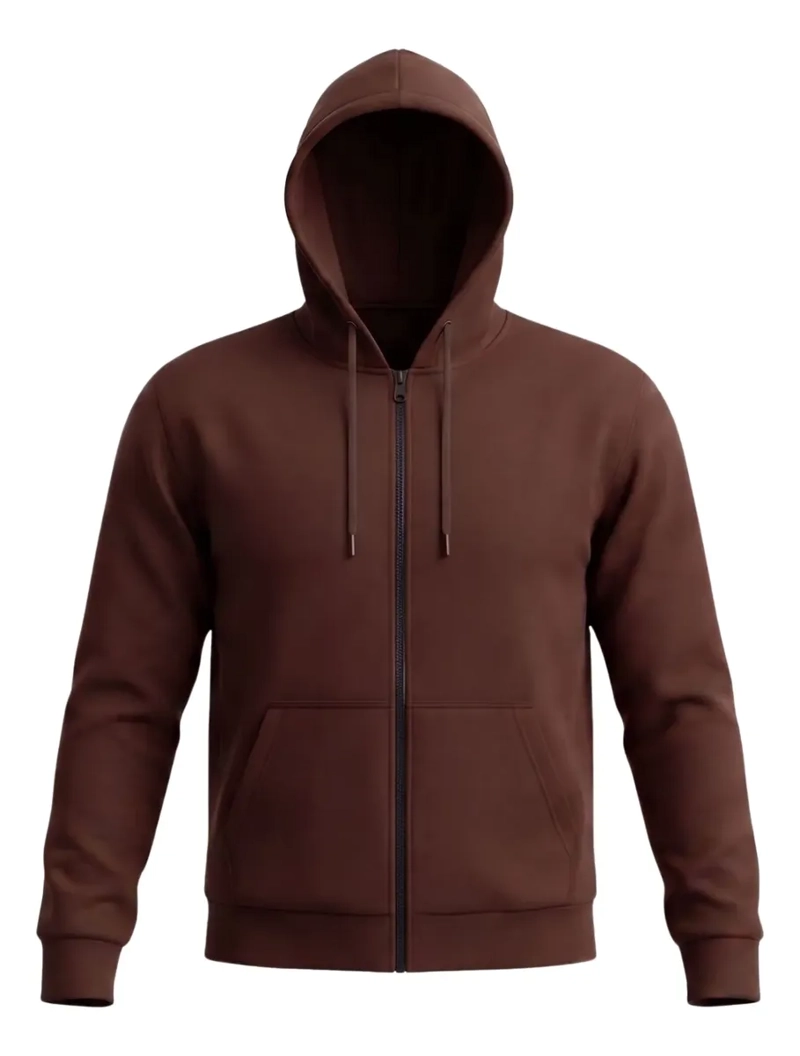 POLERON HOMBRE CON CAPUCHA Y CIERRE. DELGADO VERANO UNISEX 3017 - 5