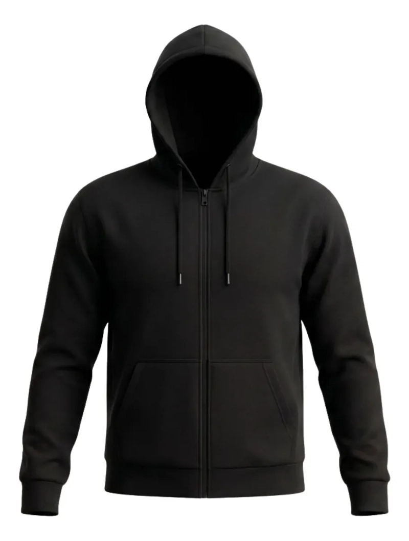 POLERON HOMBRE CON CAPUCHA Y CIERRE. DELGADO VERANO UNISEX 3017 - 5