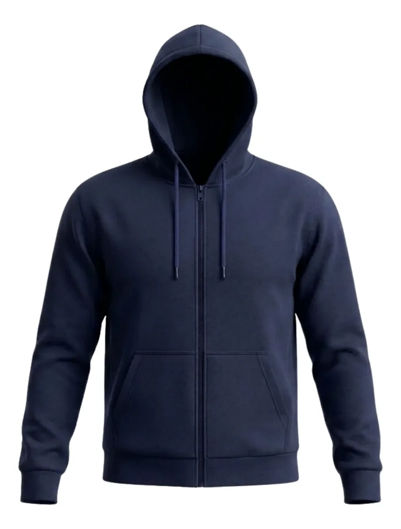 POLERON HOMBRE CON CAPUCHA Y CIERRE. DELGADO VERANO UNISEX 3017 - 5
