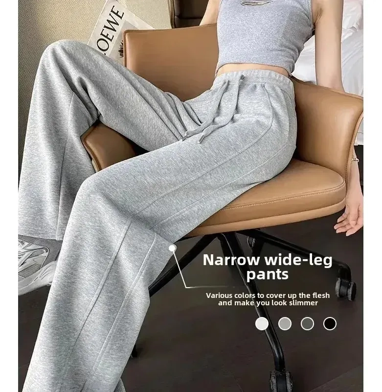 PANTALON MUJER PALAZZO ALGODON. BUZO LULU CALIDAD PREMIUM 819 - 4