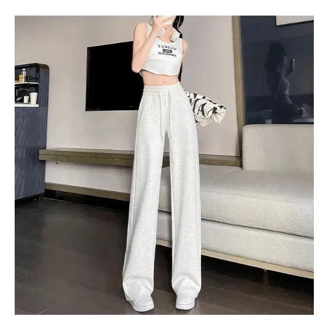PANTALON MUJER PALAZZO ALGODON. BUZO LULU CALIDAD PREMIUM 819 - 5