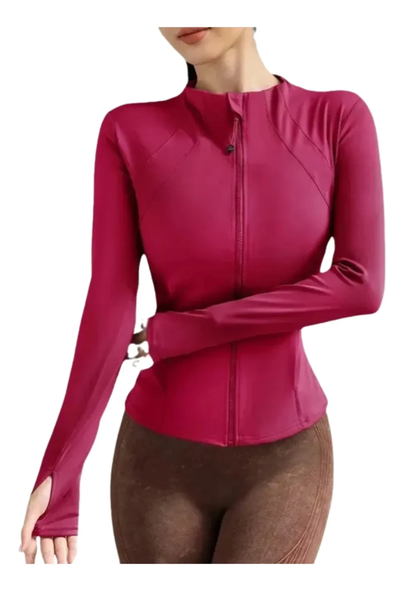 CHAQUETA MUJER DEPORTIVA COMPRESION. AJUSTADA ELASTICA VIRAL. 509 - 1
