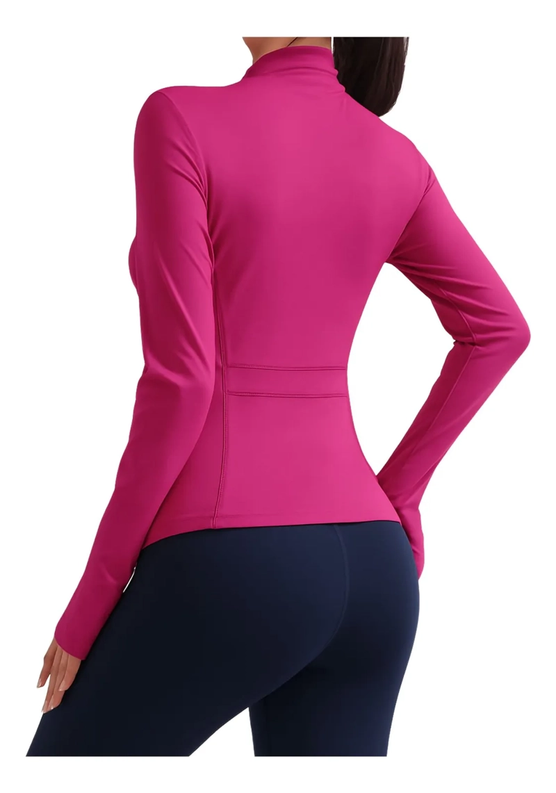CHAQUETA MUJER DEPORTIVA COMPRESION. AJUSTADA ELASTICA VIRAL. 509 - 4
