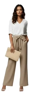 PANTALON PALAZZO CASUAL SUELTOS.PIERNA ANCHA RECTA. VERANO 461 - 1