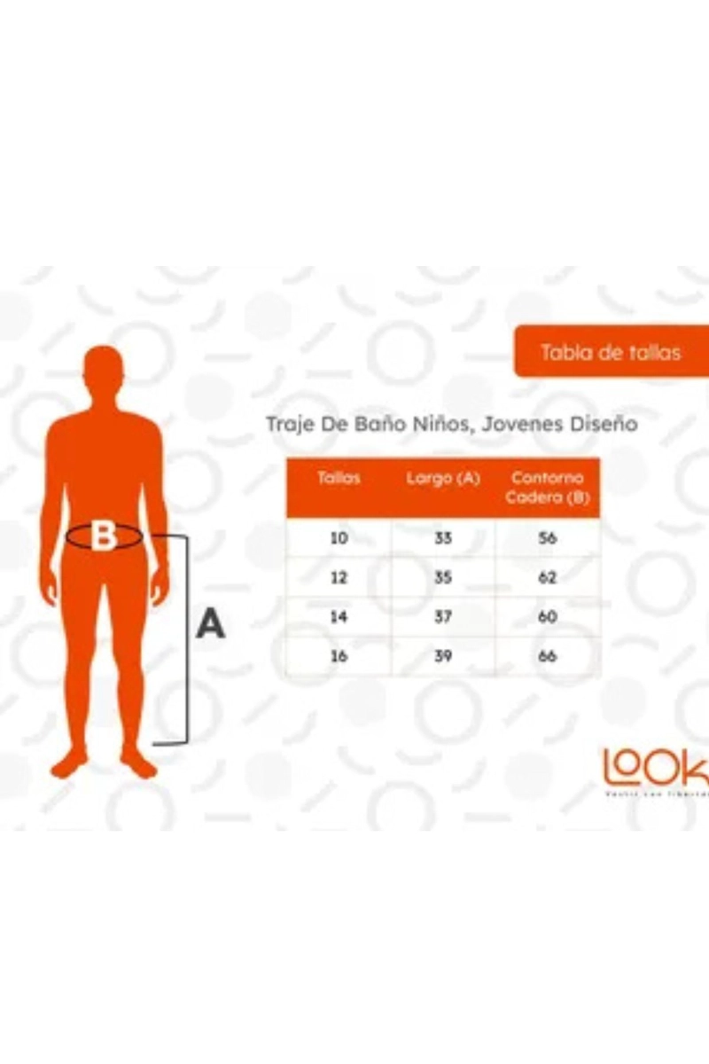 TRAJE DE BAÑO NIÑOS, JOVENES FORRO MALLA. DIFERENTES DISEÑOS 504 - 3