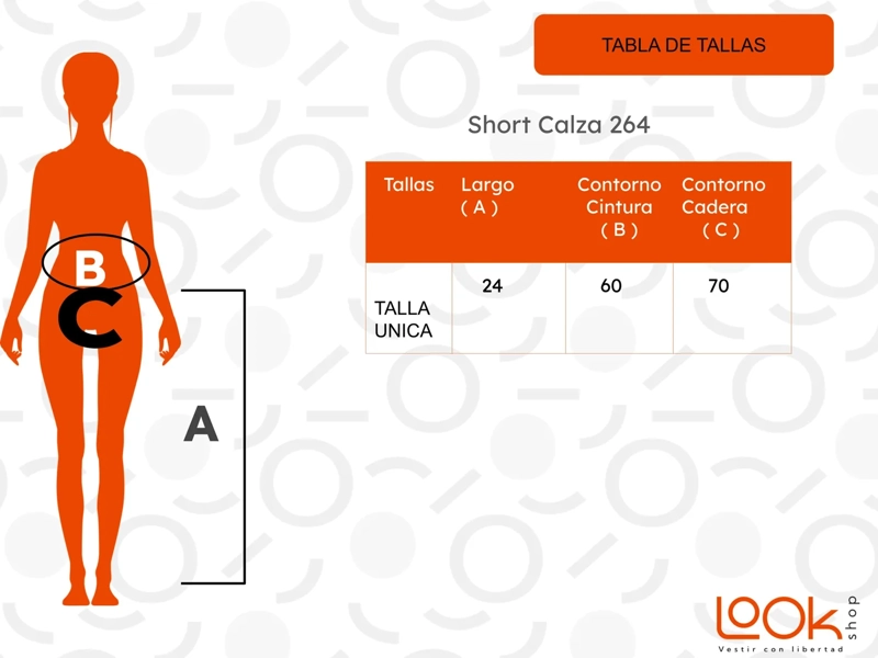 CALZA CORTA COLEGIO, SHORT MUJER. LYCRA MICROFIBRA 264 - 6