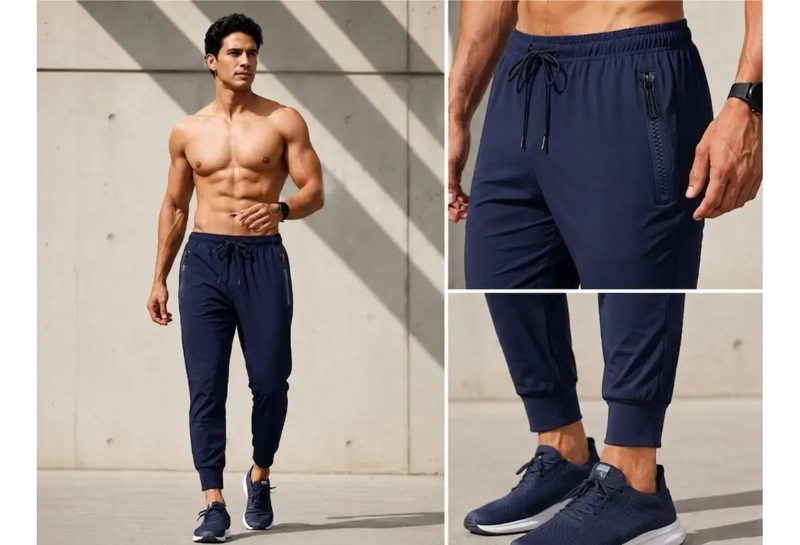 PANTALON BUZO DEPORTIVO HOMBRE. PRIMAVERA SECADO RAPIDO. 8797 - 3