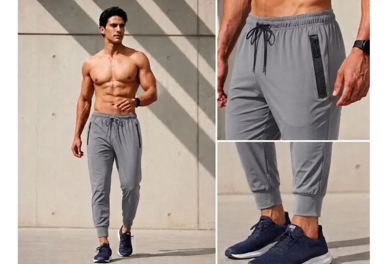 PANTALON BUZO DEPORTIVO HOMBRE. PRIMAVERA SECADO RAPIDO. 8797 - 3