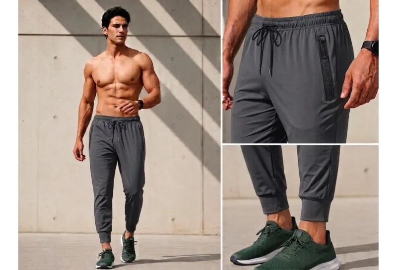 PANTALON BUZO DEPORTIVO HOMBRE. PRIMAVERA SECADO RAPIDO. 8797 - 4