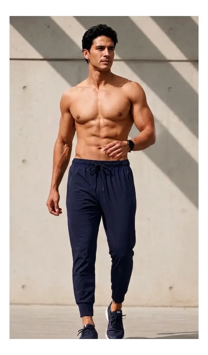 PANTALON BUZO DEPORTIVO HOMBRE. PRIMAVERA SECADO RAPIDO. 8797 - 5