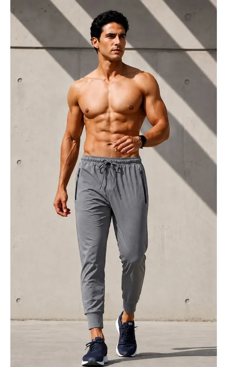 PANTALON BUZO DEPORTIVO HOMBRE. PRIMAVERA SECADO RAPIDO. 8797 - 5