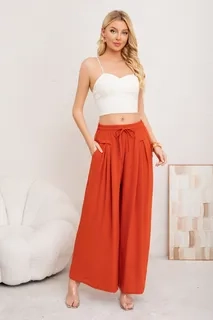PANTALON TIPO LINO MUJER CALCE SUELTO VERANO PRIMAVERA 3001 - 2