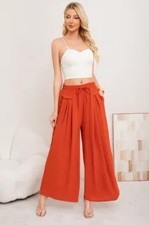 PANTALON TIPO LINO MUJER CALCE SUELTO VERANO PRIMAVERA 3001 - 3