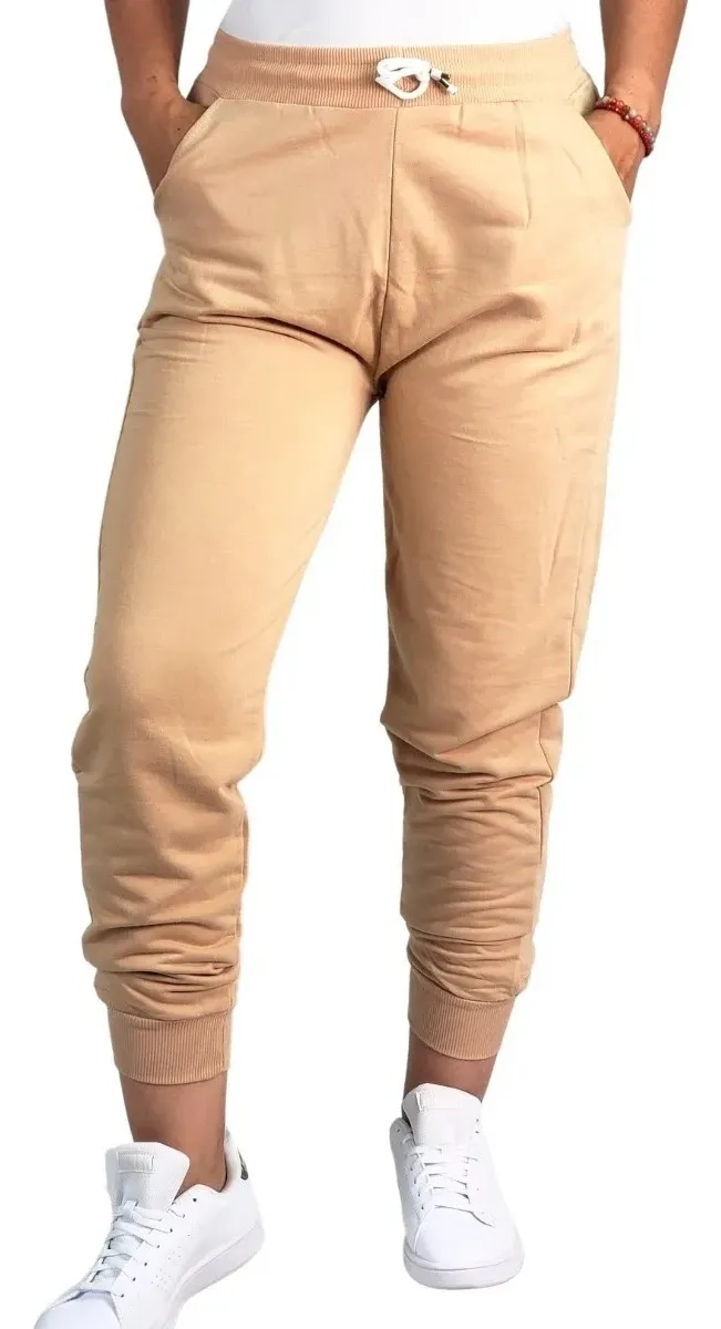 PANTALON DEPORTIVO JOGGER BUZO MUJER ALGODON VERANO. 129 - 1
