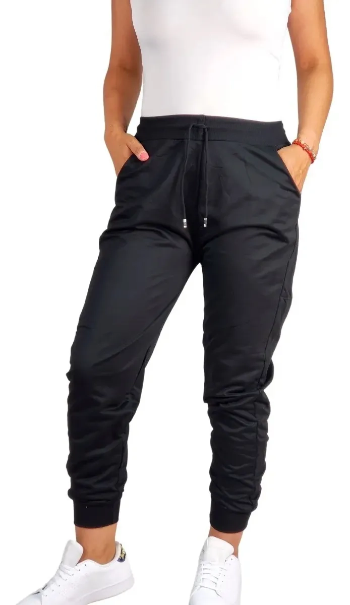 PANTALON DEPORTIVO JOGGER BUZO MUJER ALGODON VERANO. 129 - 1