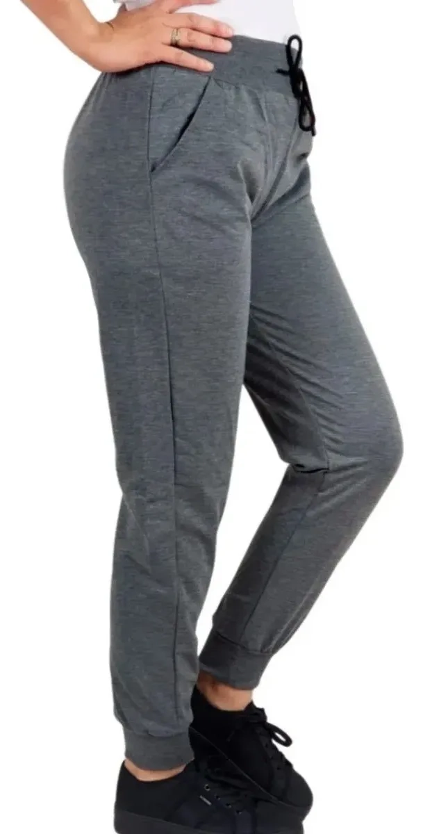PANTALON DEPORTIVO JOGGER BUZO MUJER ALGODON VERANO. 129 - 2