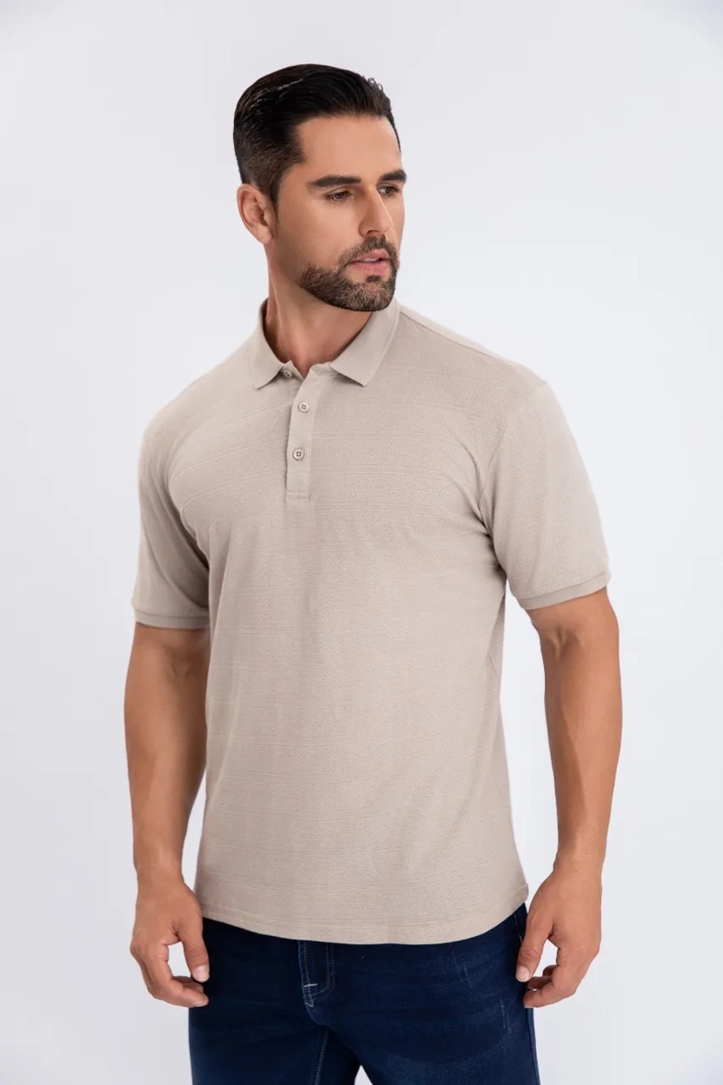 CAMISA BREEZE SLIM FIT, HOMBRE VERANO. CUELLO V, BOTONES 6284 - 2