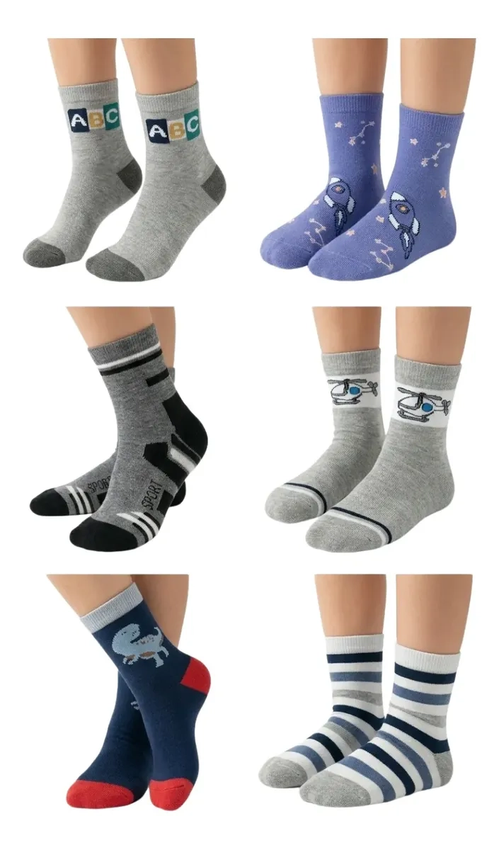 PACK 12 PARES CALCETA LOLA ALGODON. DISEÑOS. 947 - 1