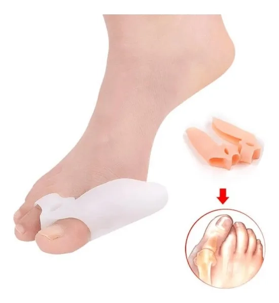 PACK 2 CORRECTOR JUANETE AMBOS PIES SEPARADOR DEDO SILICONA 025 - 2
