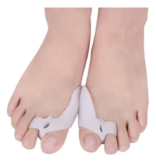 PACK 2 CORRECTOR JUANETE AMBOS PIES SEPARADOR DEDO SILICONA 025 - 4