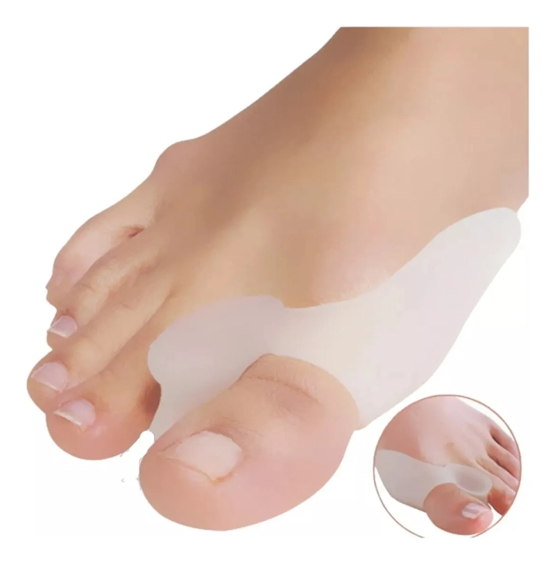PACK 2 CORRECTOR JUANETE AMBOS PIES SEPARADOR DEDO SILICONA 676 - 2