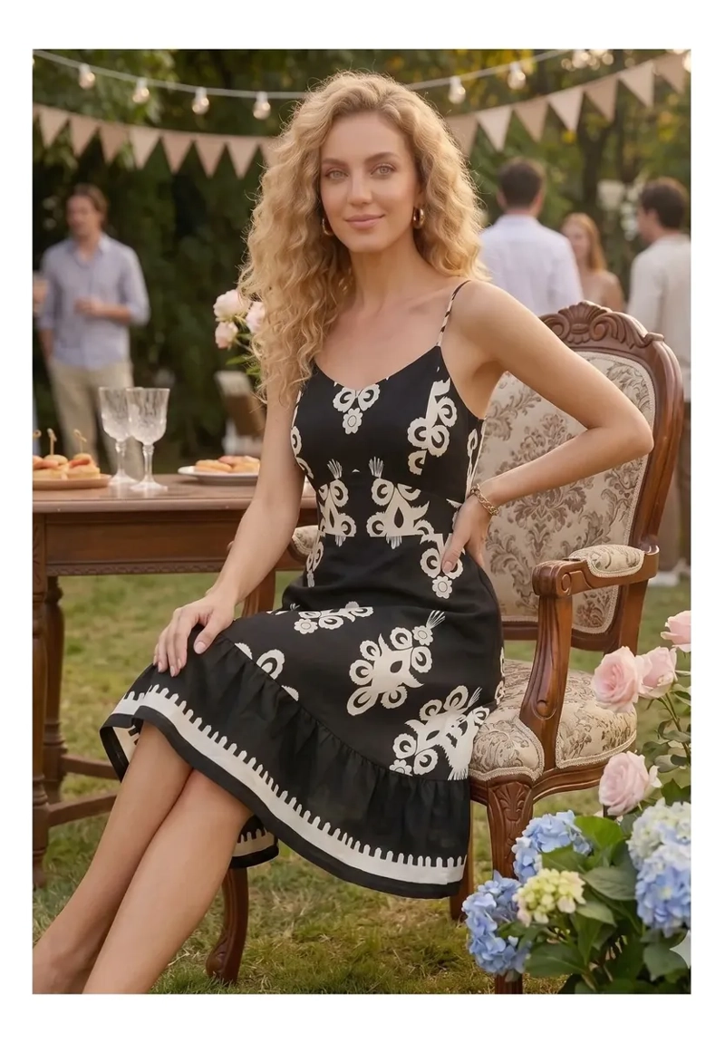 VESTIDO CORTO PRIMAVERA VERANO MUJER. ESCOTE CORAZON 3382 - 2
