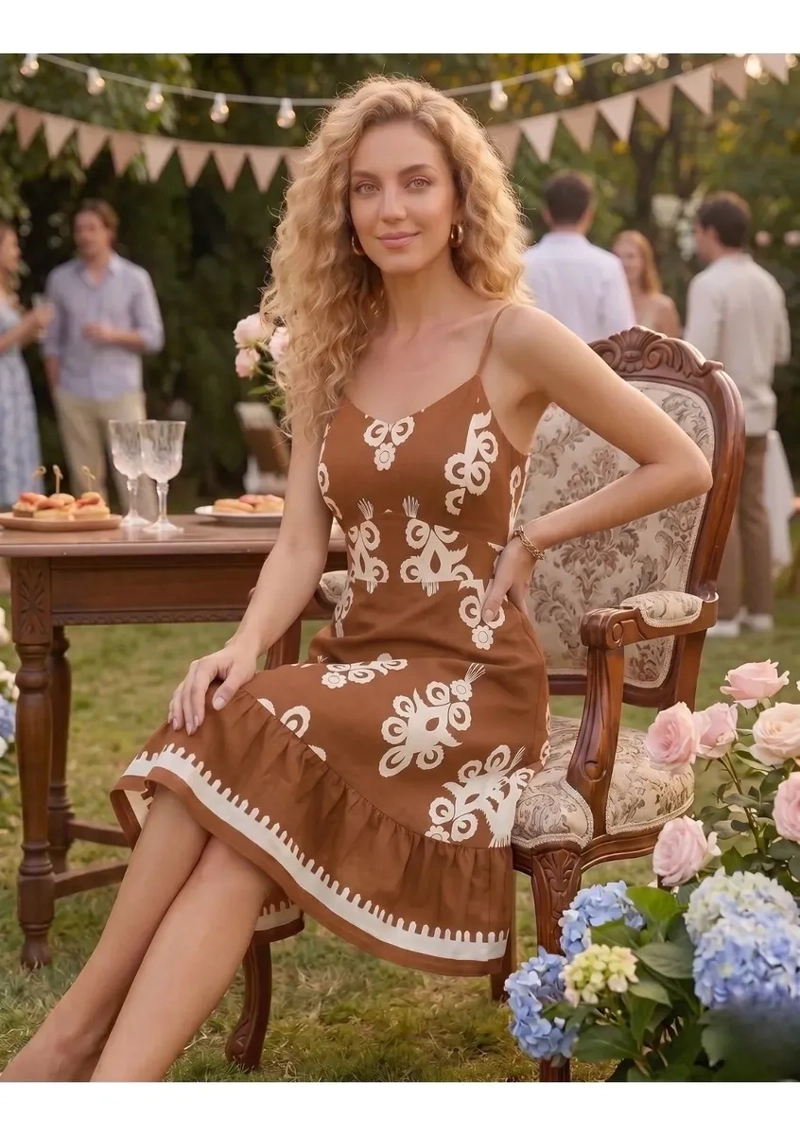 VESTIDO CORTO PRIMAVERA VERANO MUJER. ESCOTE CORAZON 3382 - 2