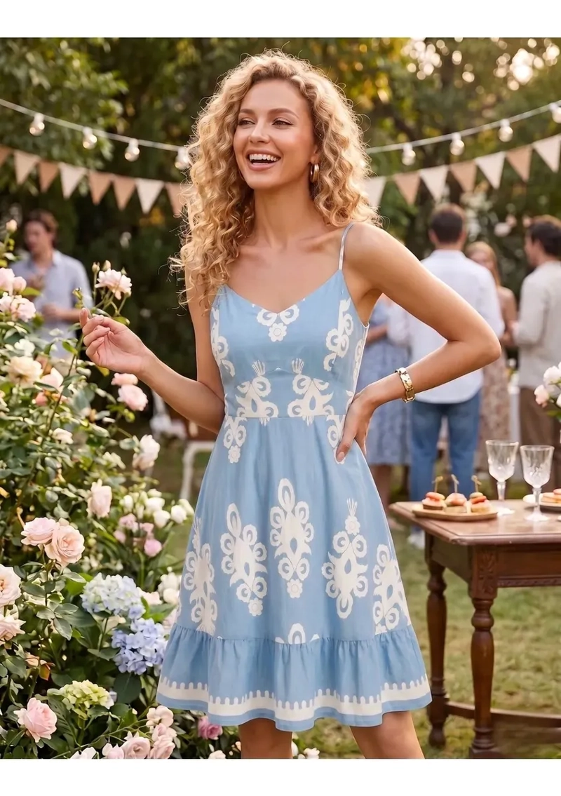 VESTIDO CORTO PRIMAVERA VERANO MUJER. ESCOTE CORAZON 3382 - 2