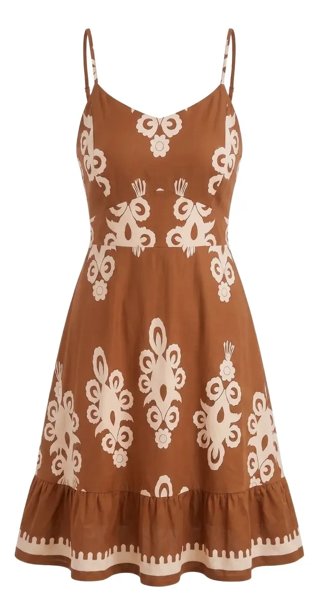 VESTIDO CORTO PRIMAVERA VERANO MUJER. ESCOTE CORAZON 3382 - 6