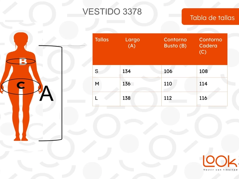 VESTIDO LARGO MUJER, RECTO CON ESCOTE EN V Y BOLSILLOS 3378 - 4