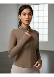 CHAQUETA DEPORTIVA YOGA MUJER. AJUSTADA COMPRESION VIRAL 9014 - 3