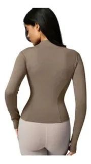 CHAQUETA DEPORTIVA YOGA MUJER. AJUSTADA COMPRESION VIRAL 9014 - 6