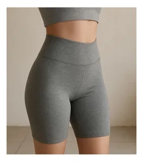 CALZA CORTA MUJER CONTROL ABDOMEN FITNESS ENTRENAMIENTO GYM 516 - 4