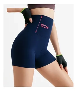 CALZA CORTA MUJER CONTROL ABDOMEN FITNESS ENTRENAMIENTO GYM 516 - 5