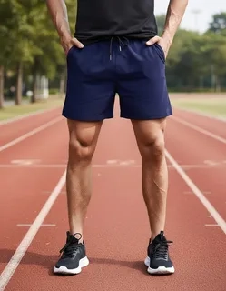 SHORT DEPORTIVO HOMBRE SECADO RAPIDO. BOLSILLOS 8798 - 1