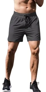 SHORT DEPORTIVO HOMBRE SECADO RAPIDO. BOLSILLOS 8798 - 3