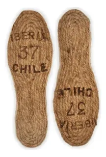 ALPARGATAS IBERIA. FABRICACION CHILENA CAÑAMO YUTE 100%. - 4