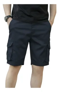 SHORT BERMUDA CARGO HOMBRE. PANTALON CORTO. BOLSILLOS K33 - 1