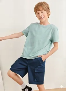 PANTALONES CORTOS NIÑO Y JUVENIL. SHORT, BERMUDA CARGO K35 - 1